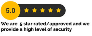 five star rating logo